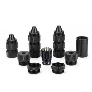 The 9 Aircraft 7075 Aluminum 1.375-24 TPI Solvent Trap Kit.