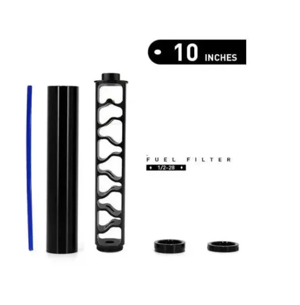 10 Black 7075 Aluminum Solvent Trap Kit (1)