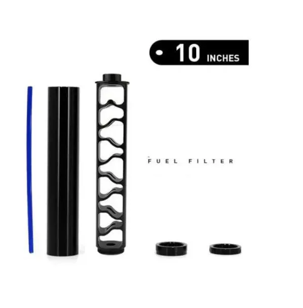 10 Black 7075 Aluminum Solvent Trap Kit (5)