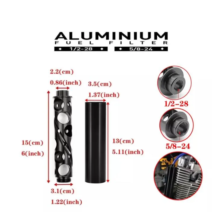 6 Inch 7075 Aluminum Solvent Filter (1)