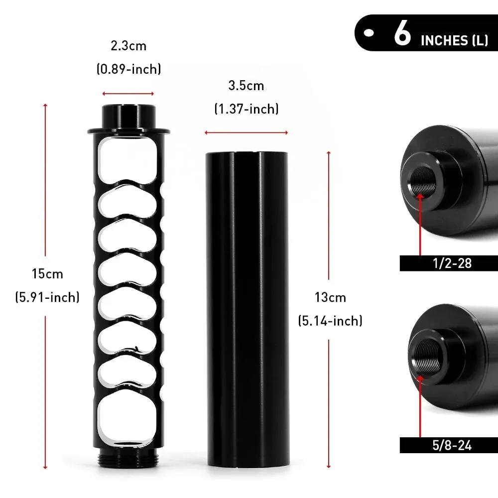 6 Inch 7075 Aluminum Solvent Trap (8)