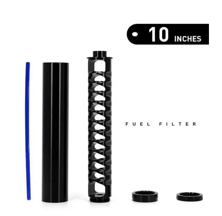 7075 Aluminum Fuel Filter, Dual Thread 12 28 & 58 24 (1)