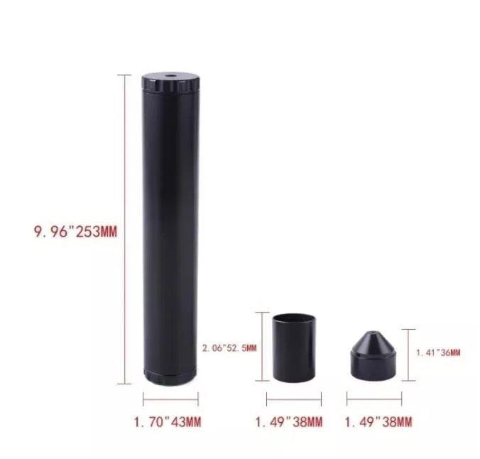 9.9 Inch Black 7075 Aluminum Filter (2)