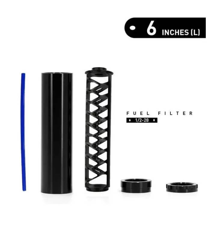 Compact 6 Alloy Fuel Filter 7075 Aluminum (3)
