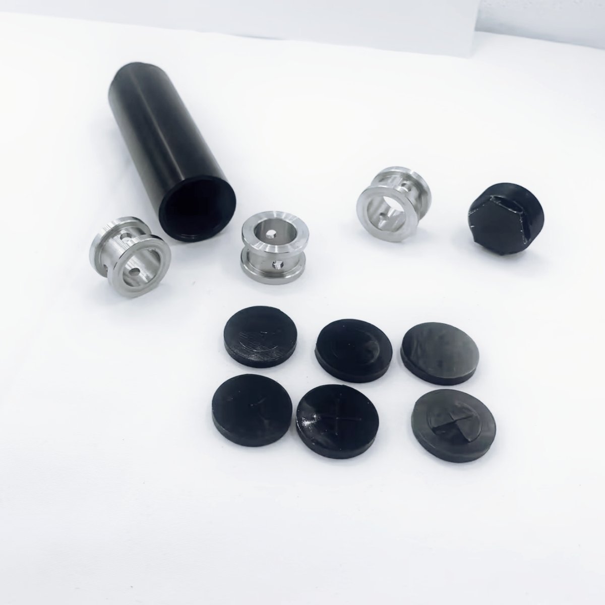 4 Inch Mini Aluminum Solvent Trap Fuel Filter (12×28 or 58×24) (4)