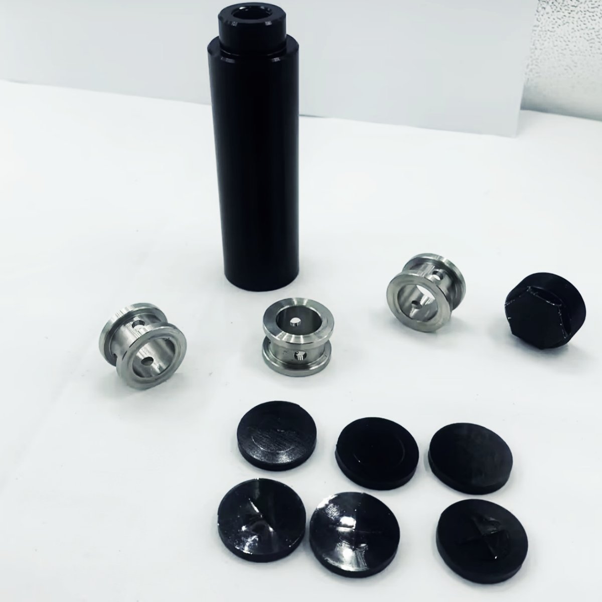 4 Inch Mini Aluminum Solvent Trap Fuel Filter (12×28 or 58×24) (6)