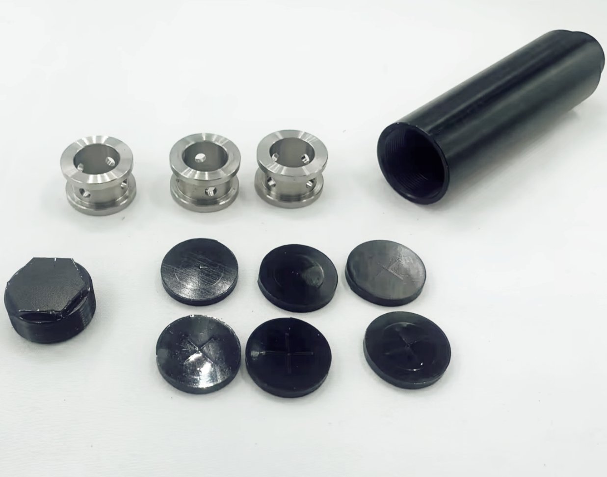 4 Inch Mini Aluminum Solvent Trap Fuel Filter (12×28 or 58×24)