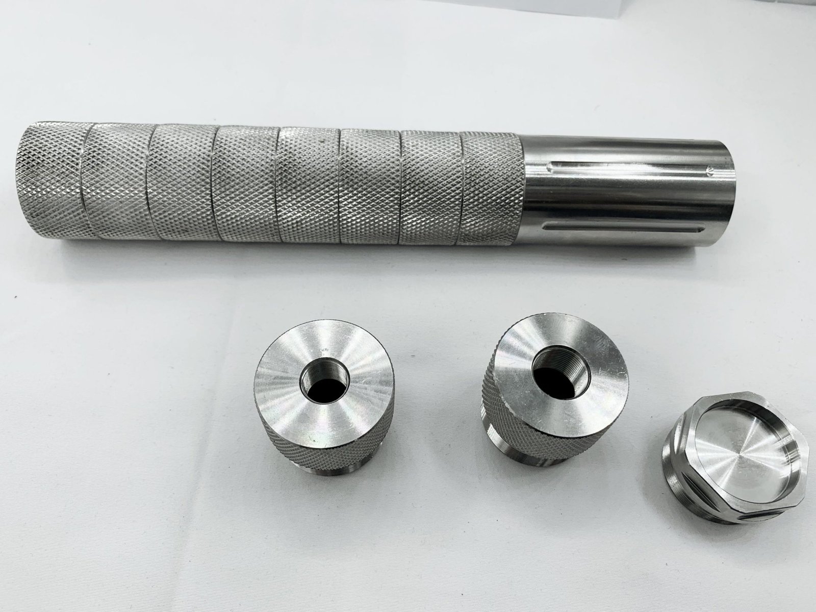 Premium 10″L Stainless Steel Modular Solvent Trap Kit (7)